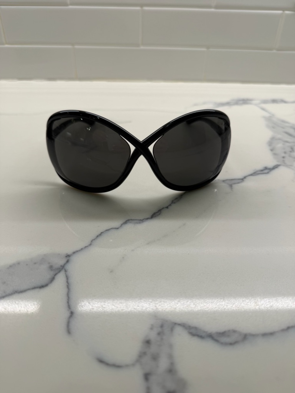 Tom Ford Brown Suede Sunglasses Case - Picture 2 of 7